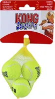 Kong hond Squeakair met piep X-small, net à 3 tennisballen (Ø 4 cm)