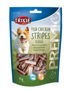 TRIXIE 31534 Hond Snacks Kip, Vis 75 g