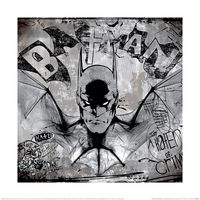 Batman Hater of Crime Art Print 40x40cm - thumbnail
