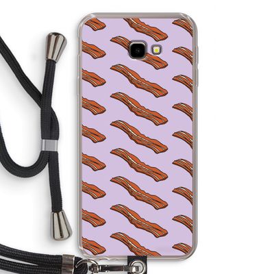Bacon to my eggs #2: Samsung Galaxy J4 Plus Transparant Hoesje met koord