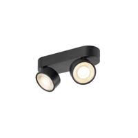 SLV OpbouwspotKalu 2.0 dubbel zwart 2700K - 1010264