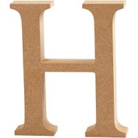 Creativ Company Letter H MDF 8cm, 1st.