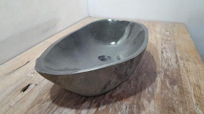 Waskom riviersteen RXXL2503732, 71x40x15 cm