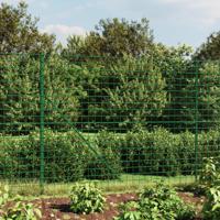 Draadgaashek met grondankers 1,6x10 m groen - thumbnail