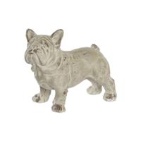 Decoratieve figuren DKD Home Decor Verouderde afwerking Grijs Hars Hond (19 x 39 x 28,5 cm)