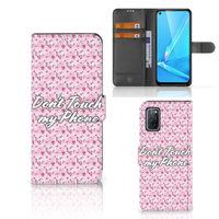 OPPO A72 | OPPO A52 Portemonnee Hoesje Flowers Pink DTMP