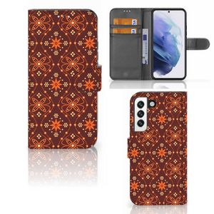 Samsung Galaxy S22 Telefoon Hoesje Batik Brown