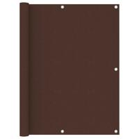 VidaXL Balkonscherm 120x600 cm oxford stof bruin