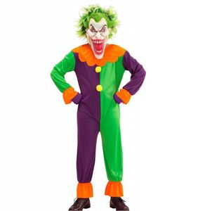 Evil joker clown horror