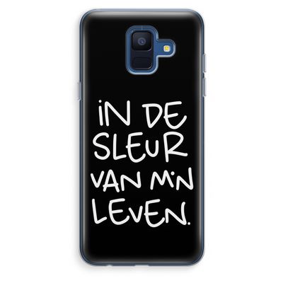 De Sleur: Samsung Galaxy A6 (2018) Transparant Hoesje