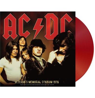 AC/DC - Veteran&apos;s Memorial Stadium 1978 (Rood Vinyl) LP LAATSTE STUKS