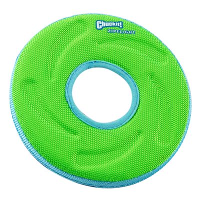 Chuckit! Speelring Zipflight, groen of rood, Maat: M
