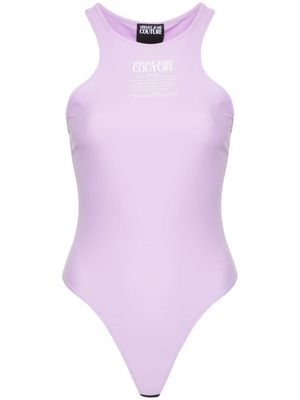 Versace Jeans Couture body à logo Warranty - Violet
