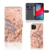 Apple iPhone 11 Pro Max | Bookcase | Marmer Oranje