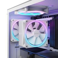 NZXT T120 RGB cpu-koeler RGB leds, 4-pins PWM fan-connector - thumbnail