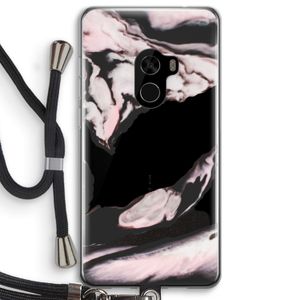 Roze stroom: Xiaomi Mi Mix 2 Transparant Hoesje met koord