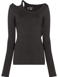 Low Classic t-shirt à découpes - Gris
