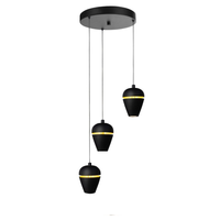 Hanglamp Kobe zwart 3 lichts