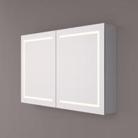 Spiegelkast Hipp Design SPK 61000 Rechthoek Met Verlichting Incl. Spiegelverwarming en Stopcontact (Alle Maten)