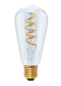 LED lamp Edison dimbaar 250 Lumen 6W E27 spiraal filament plus Segula Helder 55408