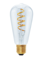 LED lamp Edison dimbaar 250 Lumen 6W E27 spiraal filament plus Segula Helder 55408