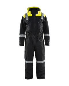 Blåkläder Shell overall 67861977 | Zwart/High-Vis Geel | Maat 62 - 7330509423776