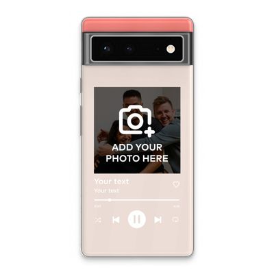 Music Player: Google Pixel 6 Transparant Hoesje