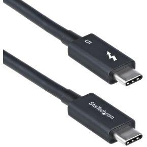 StarTech.com 80cm Thunderbolt 5 Kabel, 80Gbps/Tot 120Gbps, 240W PD EPR, 8K 60Hz,Thunderbolt-Gecertif