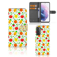 Samsung Galaxy S21 Plus Book Cover Fruits