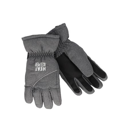 Heatkeeper Kinder Ski Handschoenen Grijs-9-12 jaar