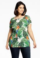Yoek Shirt met kapmouwen PARROT | Beige | Maat 50/52