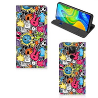 Xiaomi Redmi Note 9 Hippe Standcase Punk Rock - thumbnail