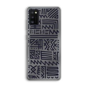 Marrakech print: Samsung Galaxy A41 Transparant Hoesje