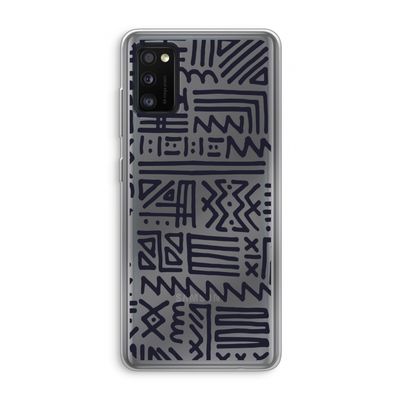 Marrakech print: Samsung Galaxy A41 Transparant Hoesje