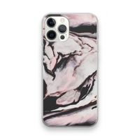 Roze stroom: iPhone 12 Pro Max Transparant Hoesje