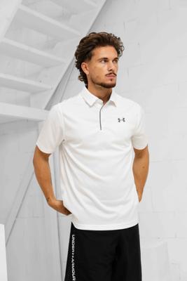 Under Armour Tech Polo Heren Wit - Maat M - Kleur: Wit | Soccerfanshop