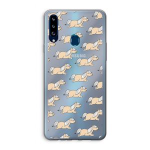 Ponys: Samsung Galaxy A20s Transparant Hoesje