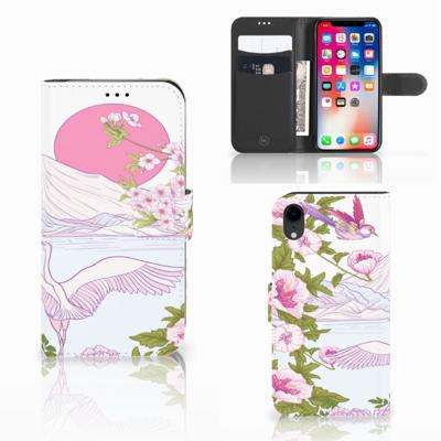 Apple iPhone Xr | Telefoonhoesje | Met pasjeshouder | Bird Standing