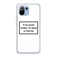 I'm dope: Xiaomi Mi 11 Lite Transparant Hoesje
