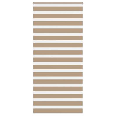Zebra Blind 95x200 cm stofbreedte 90,9 cm polyester zandbruin