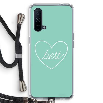 Best heart pastel: OnePlus Nord CE 5G Transparant Hoesje met koord