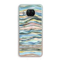 Watercolor Agate: Xiaomi Mi 10T Lite 5G Transparant Hoesje