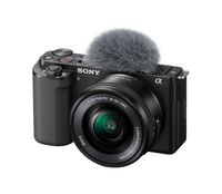 Sony α ZV-E10 + 16-50mm Zoom MILC 24,2 MP CMOS 6000 x 4000 Pixels Zwart - thumbnail