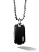 David Yurman pendentif en argent Streamline Beveled serti de diamants - thumbnail