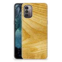 Nokia G21 | G11 | Bumper Hoesje | Licht Hout