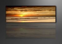 Schilderij - Sunset, Oranje, 120X40cm, 1luik - thumbnail