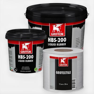 Griffon Geotextiel Elastisch Doek 15cm x 20m - Waterdicht & Scheuroverbruggend