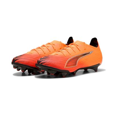 PUMA Ultra 6 Ultimate Carbon Gras Voetbalschoenen (FG) Oranje Zwart Zilver