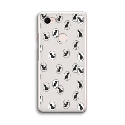Miauw: Google Pixel 3 Transparant Hoesje