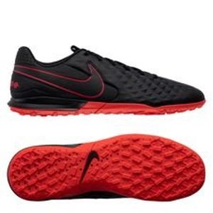 Nike Tiempo Legend 8 Academy TF Black X Chile Red - Zwart/Rood/Grijs